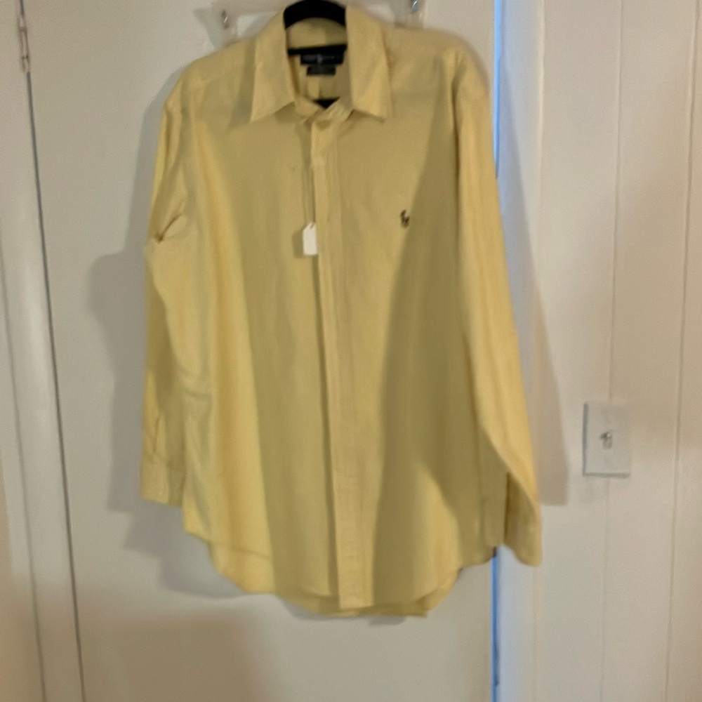 Men's Yellow Shirt Ralph Lauren